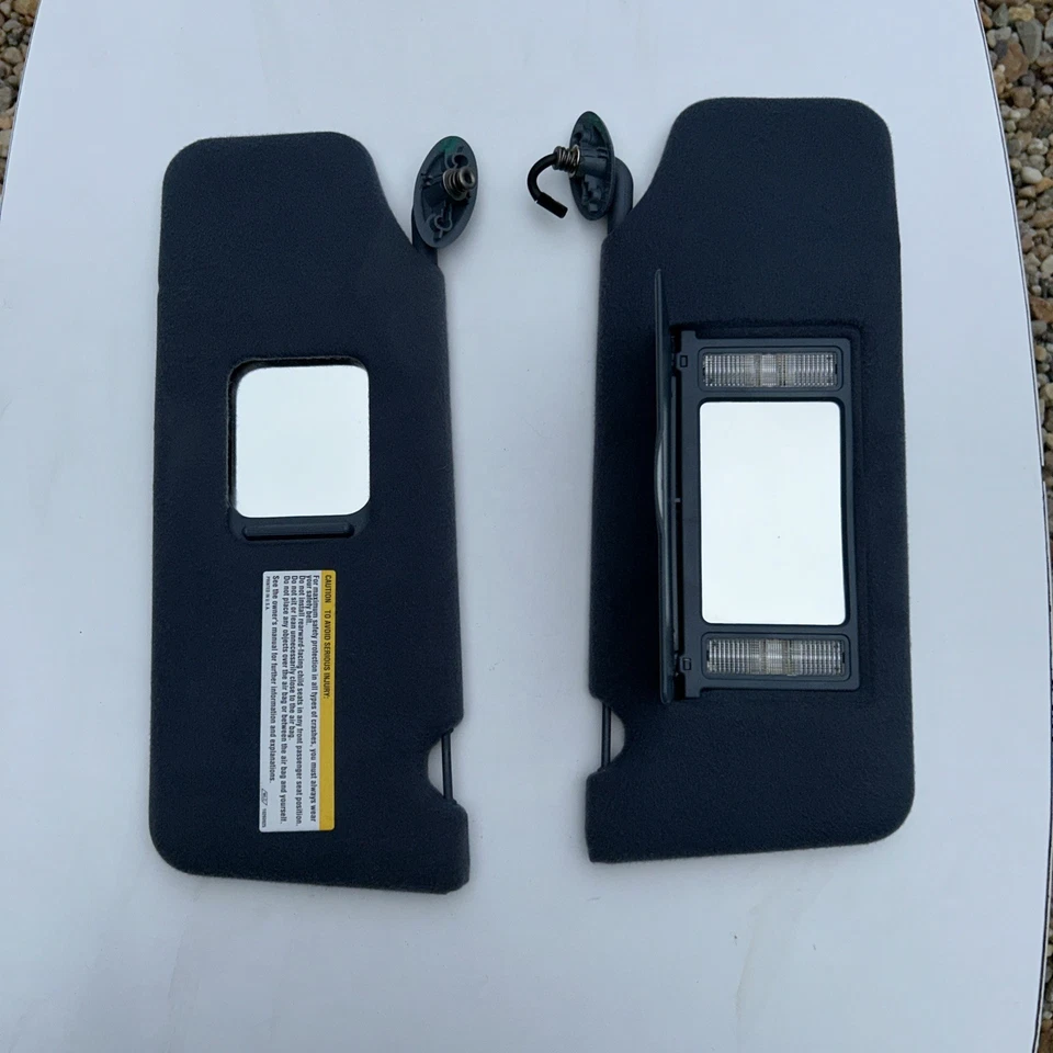 Juego de pares de parasoles Chevy Monte Carlo Lumina 1995-1999 conductor pasajero azul oscuro Foto 4 de 4