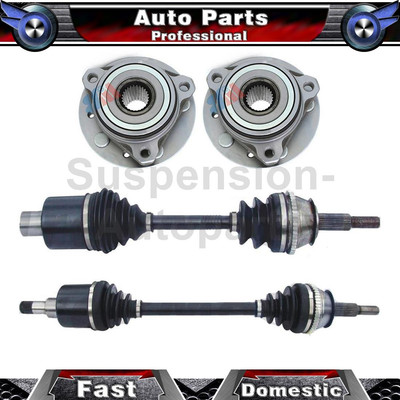 4 Front CV Axle Joint Wheel Bearing For Ford Windstar 3.0L 2000 1999