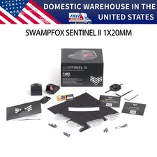 Swampfox Sentinel II 1x20mm Red Dot Sight 3 MOA RMSc footprint Shake Awake New
