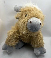 Cow Stuffed Animal Plush With Zip up Pocket