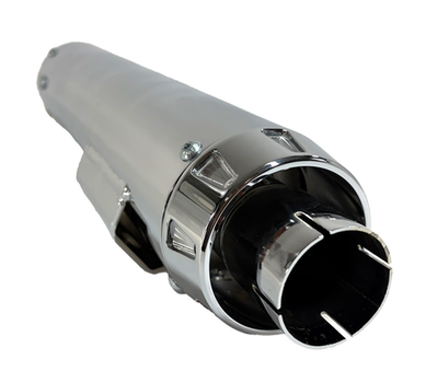 Hard-Krome Suzuki Boulevard M109R VRTX Twin Exhaust 48-6070 | eBay