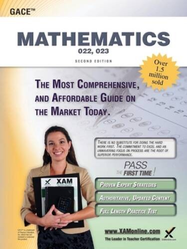 GACE Mathematics 022, 023 Teacher Certification Study Gui - VERY GOOD