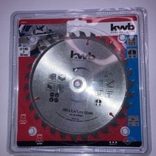 KWB 190mm x 30mm x 30T HM TCT Circular Saw Blade 586959 Circ Rip Track Plunge