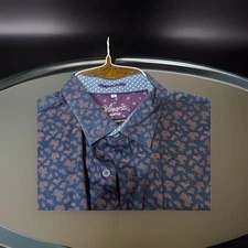 💎Mens Visconti Paisley Long-Sleeve shirt. Large