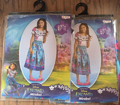 Disguise Encanto Mirabel Mädchen Komplett-Kostüm Mehrfarbig XS 
