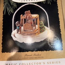 CHOICE Hallmark Keepsake LIGHT AND MOTION Ornament in Original Boxes Vintage