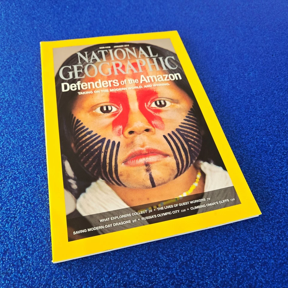DEFENDERS OF THE AMAZON JANUARY 2014 NATIONAL GEOGRAPHIC MAGAZINE LOT Foto 4 de 4