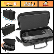 Travel Case for Portable Turntable Vinyl Record Player - Carry Handle Strap, B