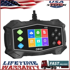 V529 OBD2 Scanner Car Diagnostic Scan Tool ABS Code Reader Battery VOLT Test