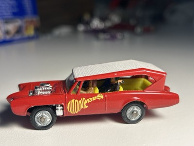 #ad Husky Monkeemobile Diecast Car 1960s GTO Red Vtg Monkees TV Show UK RARE Superb $200.00