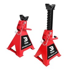 Torin 3 Ton Steel Heavy Duty Jack Stands: Double Locking double locking 3 ton
