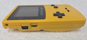 Nintendo Game Boy Color CGB-001 Yellow No Battery Cover (Tested & Clean)