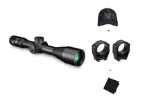 VORTEX Venom 5-25x56 MOA Reticle Riflescope w/34mm Rings, Hat, Microfiber Cloth