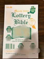 Lottery Bible Monthly Tip Sheet March 2026 Issue