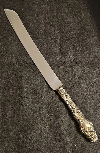 Gorham Sterling Whiting Lily Bread/Cake Knife