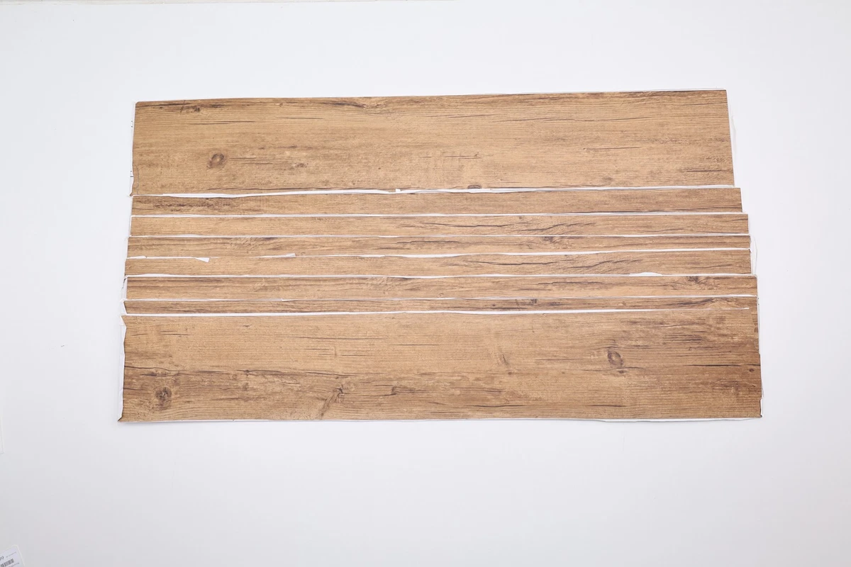 INMOZATA Suelo Vinilo PVC Autoadhesivo Aspecto Madera 8 Azulejos 91,5x15,2