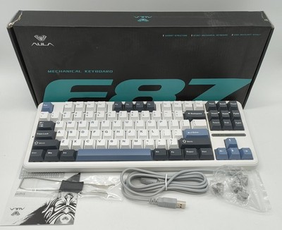 AULA F87 Wireless Mechanical Keyboard - Greywood Linear Switches - RGB
