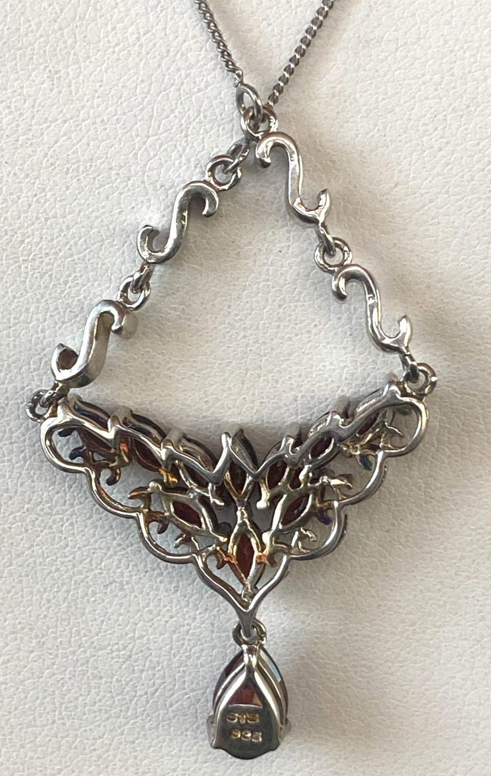 Sterling Silver STS Chuck Clemency Multiple Garne… - image 7