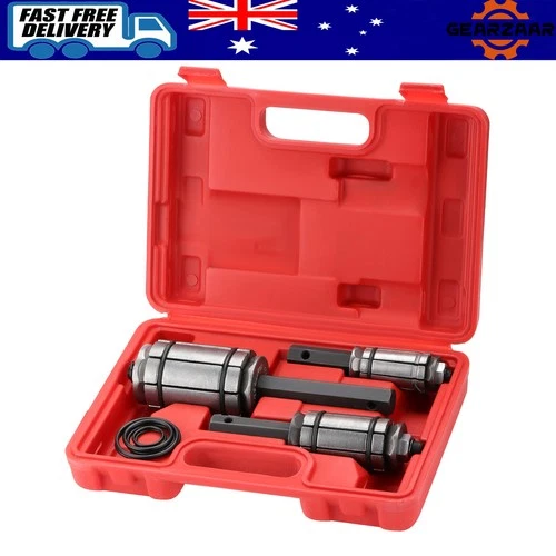3 PCS Car Tail Pipe Expander Set Muffler Exhaust Pipe Dent Remover Tool Kit RED