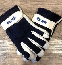 Trak Gloves Mens Medium Motorcycle Sheepskin Leather Terry Cloth Drive Hands