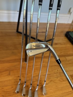 Titleist T150 5-PW Iron Set AMT Tour White S300 Steel Stiff RH 1/2 