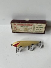 Pflueger Surprise Minnow No. 3980 Size 4 White Over All w/ Original Box