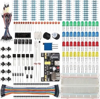 Arduino Mega2560 Starter Kit Breadboard, Power Supply, Jumper Wires Raspberry Pi