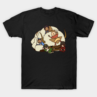 Retro Flying Bison T-Shirt Vintage Anime Style Graphic Tee Arrow Buffalo Unisex