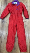 90s Fera One Piece Ski Suit Womens 12 Apres Snow Bib Snowsuit Retro Vtg