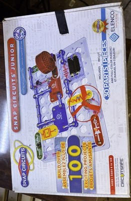 ELENCO Snap Circuits Jr. SC-100 Experiments Electronics Discovery Kit COMPLETE
