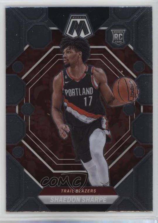 2022-23 Panini Mosaic Rookies Shaedon Sharpe #213 Rookie RC 1ge0