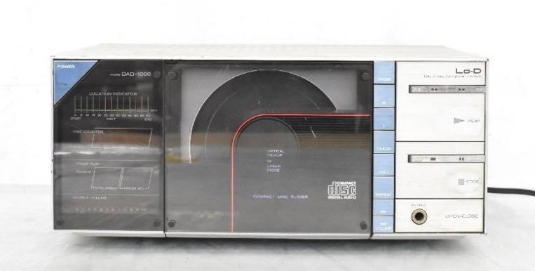Lo-D HITACHI DAD-1000 CDプレイヤー ⑤ Lo-D HITACHI DAD-1000 CD Player Compact Disc Player Vintage Power