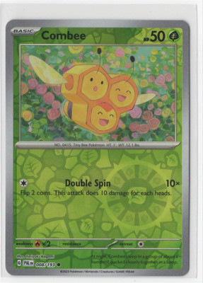Pokemon Paldea Evolved 008/193 Combee Reverse Holo