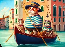 Sailor Cat(s)  500 Pc Jigsaw Puzzle, Brand New-Sealed Box!