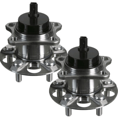 Rear Wheel Hub & Bearing Pair For 2010-15 Toyota Prius & 14-15 Prius Plug-In - FWD, ABS
