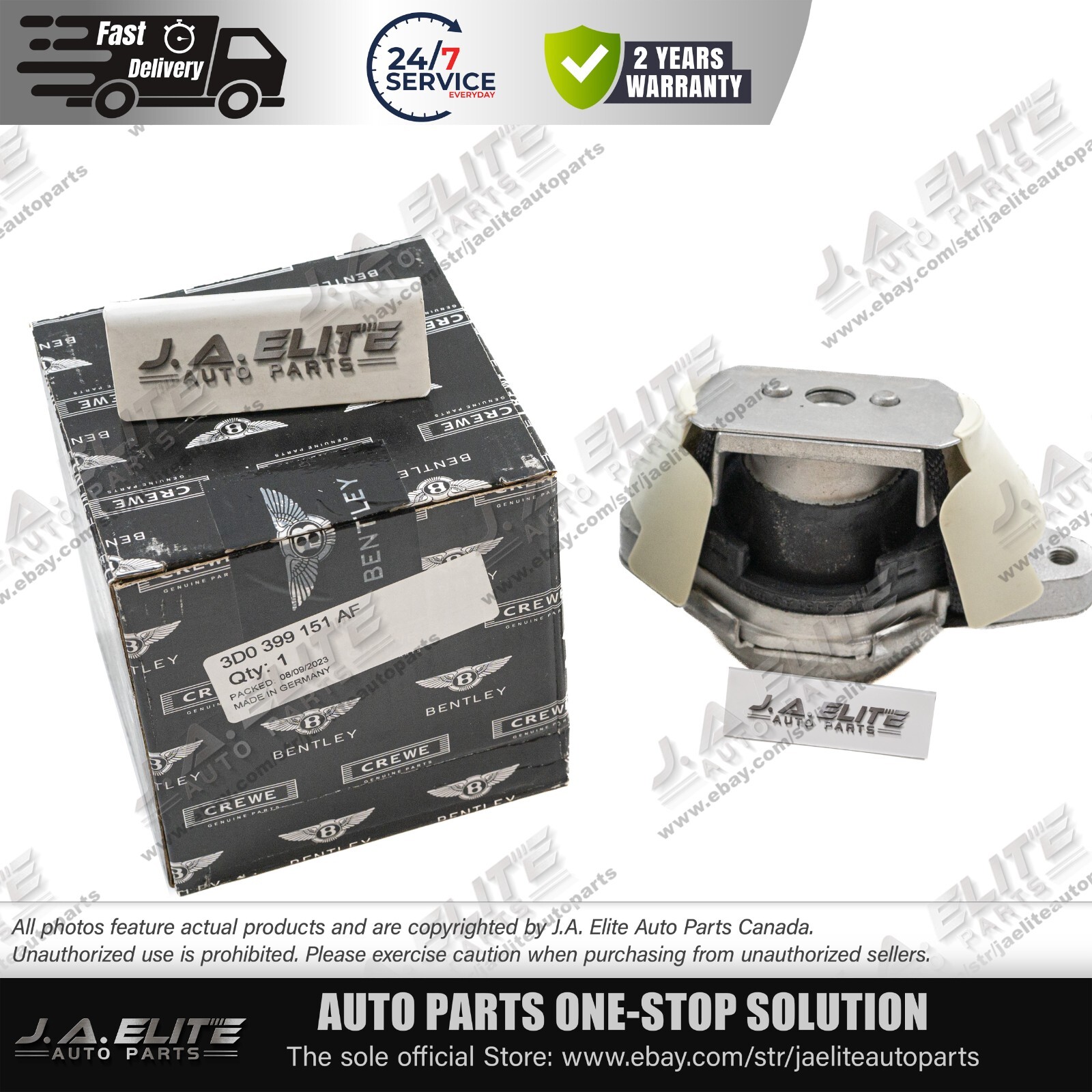 2pcs Genuine Gear Box Transmission rubber Mount fit Bentley GT GTC Flying Spur