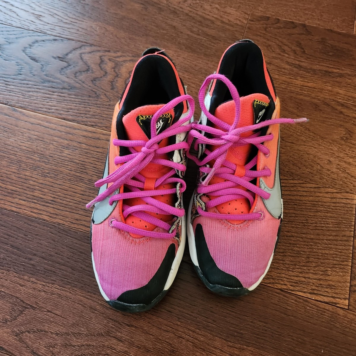 Nike Zoom Freak Youth Crimson Pink Black Sneakers CT4592-600