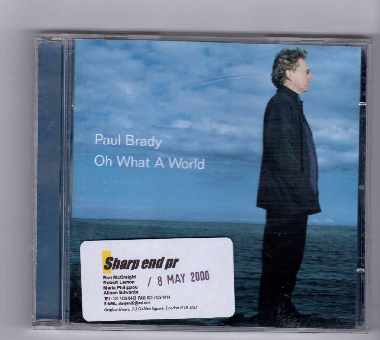 (HW161) Paul Brady, Oh What A World - 2000 CD