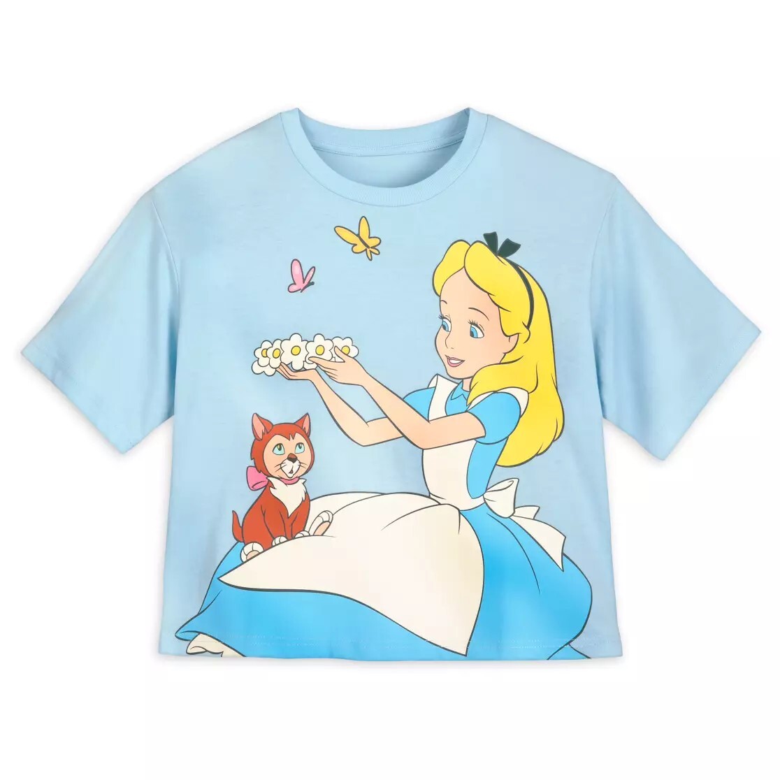 NWT HTF Alice in Wonderland Semi-Crop Top for Women Limited