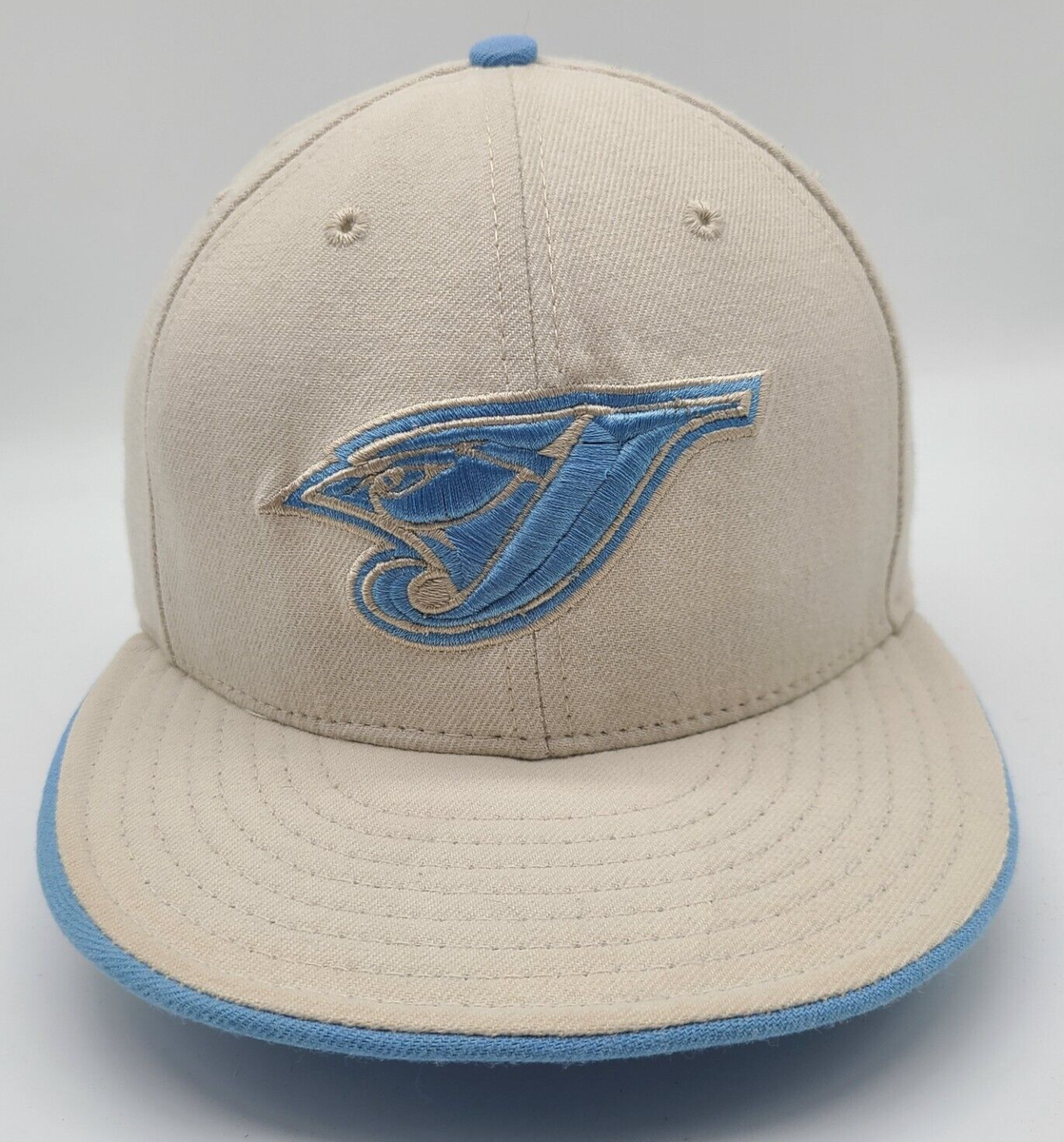 Toronto Blue Jays Ivory New Era 59Fifty Fitted Size 7 5/8 Toronto Blue Jays Ivory New Era 59Fifty Fitted Size 7 5/8
