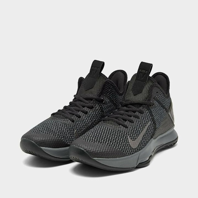black and grey lebrons
