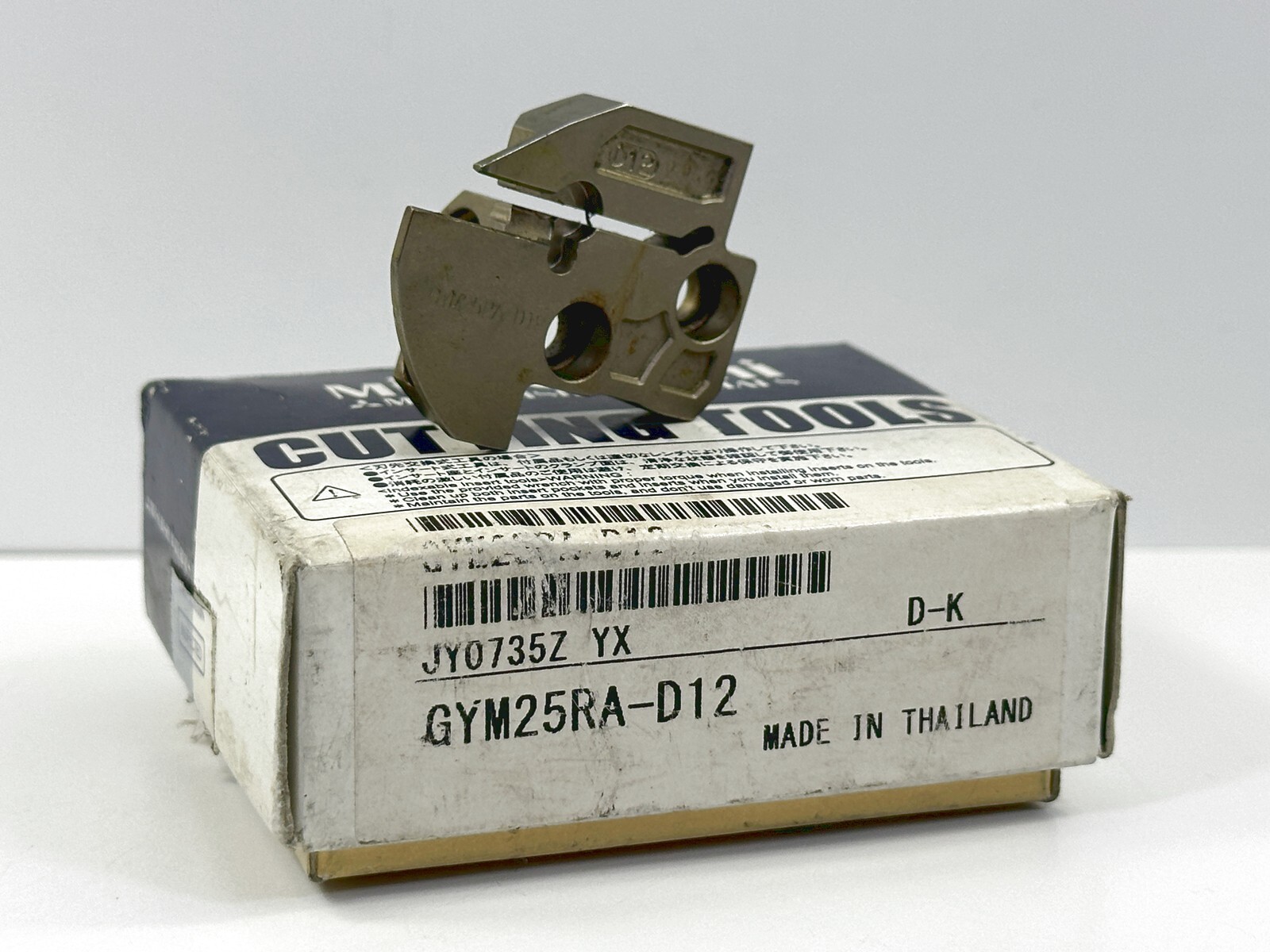 Mitsubishi GYM25RA-D12 Indexable Grooving Cut-Off Tool Holder 1pc Used