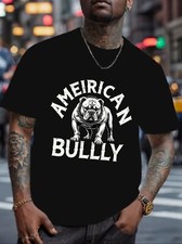 American Bully T-Shirt Uomo - Maglietta Amante dei Cani con Stampa Frontale - dalla S alla 5XL