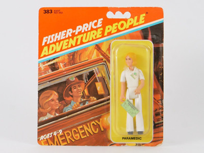 Fisher-Price Adventure People Paramedic Comic Superheld Figur Statue Neu OVP
