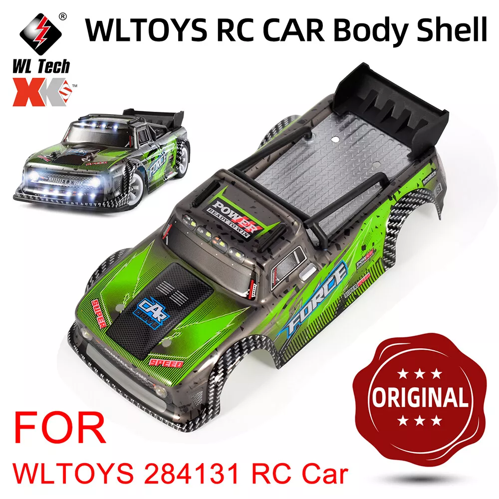 Wltoys 284131 Mini 4WD RC Drift Car Electric Short Truck Alloy Base Model  Toy with Light