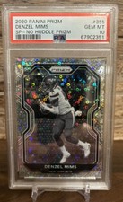 2020 Panini Prizm Denzel Mims No Huddle Disco SP Variation PSA 10 GEM MINT JETS