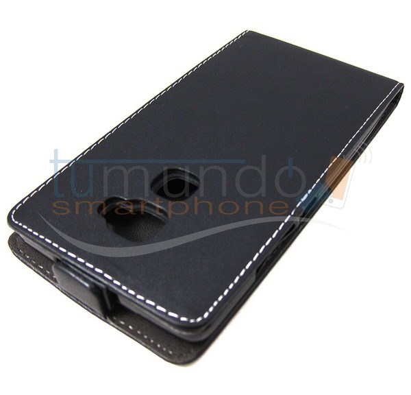 FUNDA de PIEL PREMIUM NEGRA ULTRA-SLIM para HUAWEI MATE S en ESPAÑA case