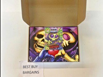 MOTU Origins Skeletor x VeeFriends Skilled Skeleton 2-Pack In Hand