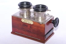 ANTIQUE Jules RICHARD VERASCOPE  45x107mm STEREOSCOPE  Stereo VIEWER