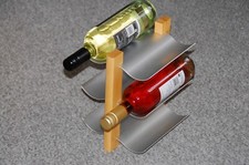 6 Bottle Freestanding Wine Rack 26cm Tall, 19cm Wide, 22.5cm Deep